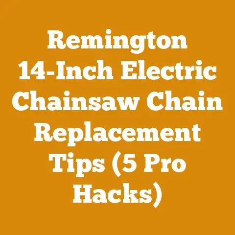 Remington 14-Inch Electric Chainsaw Chain Replacement Tips (5 Pro Hacks)