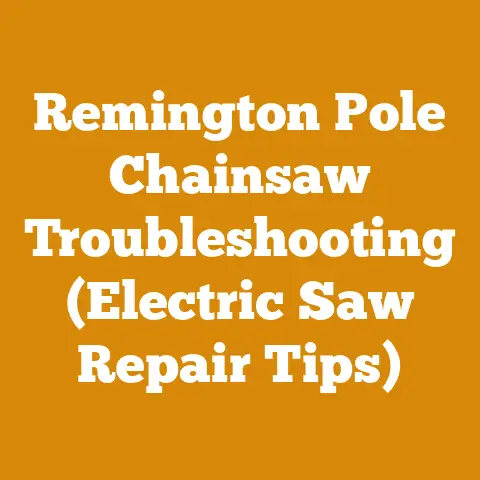 Remington Pole Chainsaw Troubleshooting (Electric Saw Repair Tips)