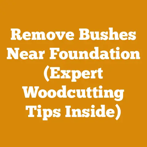 Remove Bushes Near Foundation (Expert Woodcutting Tips Inside)