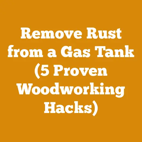 Remove Rust from a Gas Tank (5 Proven Woodworking Hacks)