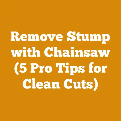 Remove Stump with Chainsaw (5 Pro Tips for Clean Cuts)