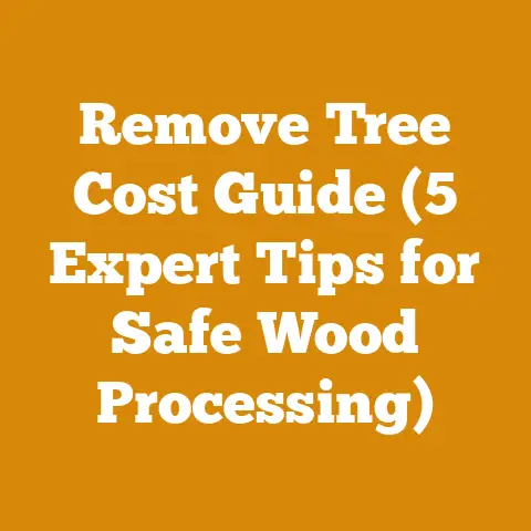 Remove Tree Cost Guide (5 Expert Tips for Safe Wood Processing)