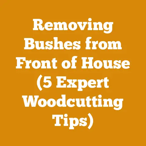Removing Bushes from Front of House (5 Expert Woodcutting Tips)
