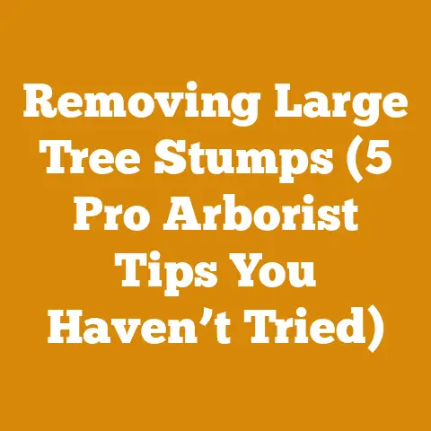 Removing Large Tree Stumps (5 Pro Arborist Tips You Haven’t Tried)