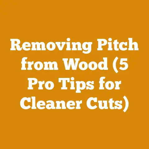 Removing Pitch from Wood (5 Pro Tips for Cleaner Cuts)