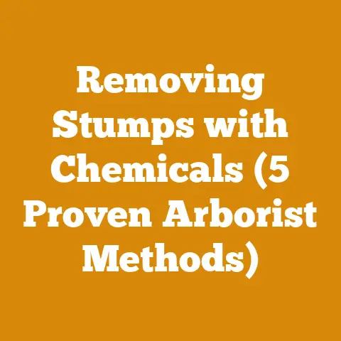 Removing Stumps with Chemicals (5 Proven Arborist Methods)