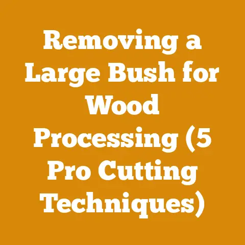 Removing a Large Bush for Wood Processing (5 Pro Cutting Techniques)