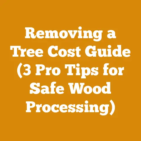 Removing a Tree Cost Guide (3 Pro Tips for Safe Wood Processing)