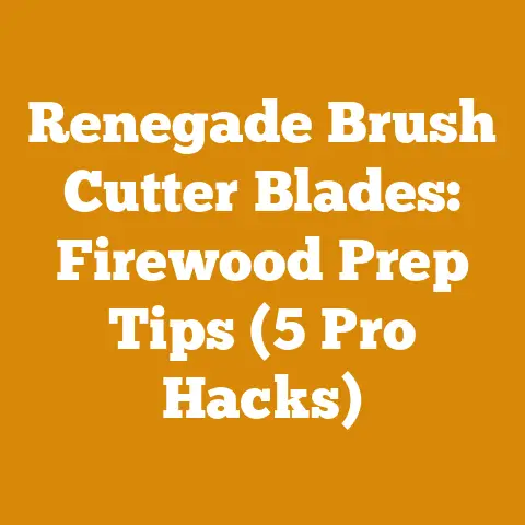 Renegade Brush Cutter Blades: Firewood Prep Tips (5 Pro Hacks)