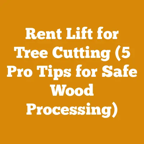 Rent Lift for Tree Cutting (5 Pro Tips for Safe Wood Processing)
