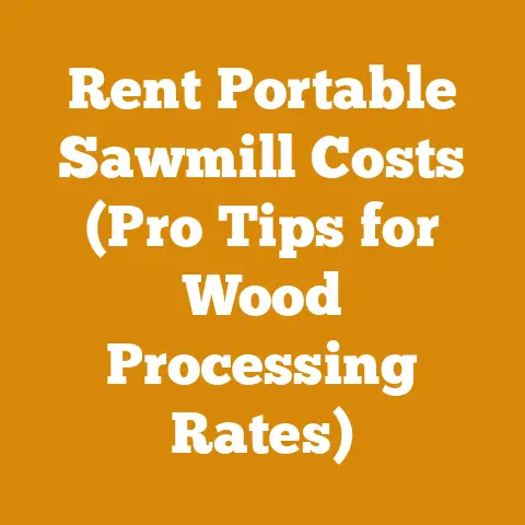 Rent Portable Sawmill Costs (Pro Tips for Wood Processing Rates)
