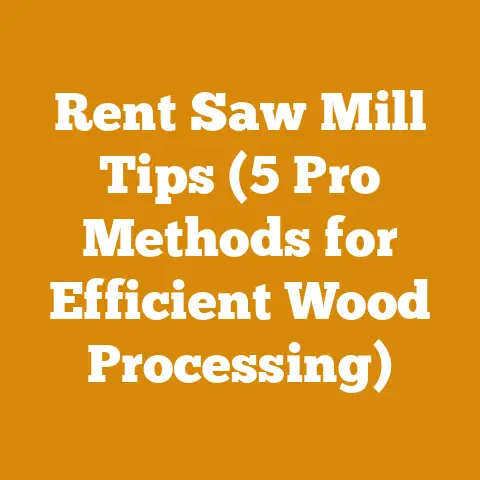 Rent Saw Mill Tips (5 Pro Methods for Efficient Wood Processing)