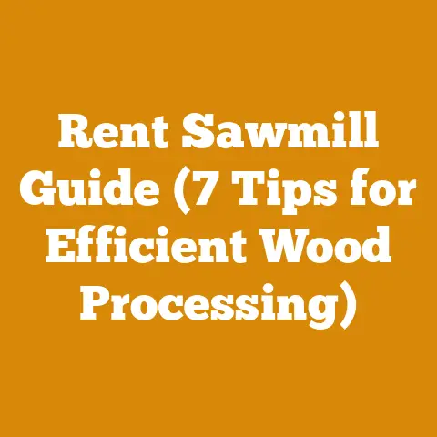 Rent Sawmill Guide (7 Tips for Efficient Wood Processing)