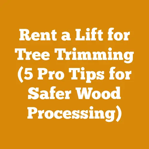 Rent a Lift for Tree Trimming (5 Pro Tips for Safer Wood Processing)
