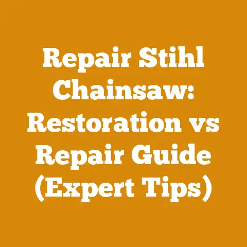 Repair Stihl Chainsaw: Restoration vs Repair Guide (Expert Tips)