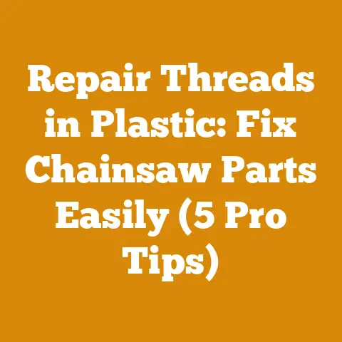 Repair Threads in Plastic: Fix Chainsaw Parts Easily (5 Pro Tips)