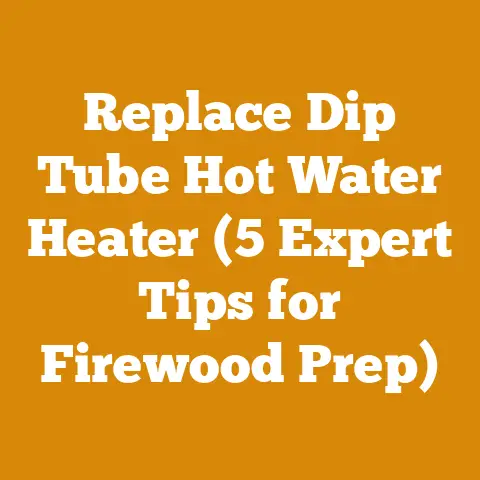 Replace Dip Tube Hot Water Heater (5 Expert Tips for Firewood Prep)