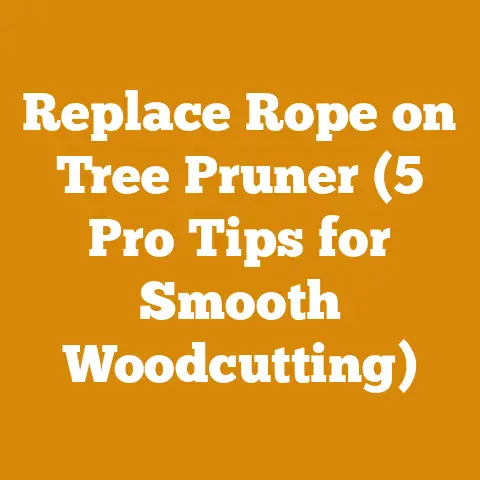 Replace Rope on Tree Pruner (5 Pro Tips for Smooth Woodcutting)
