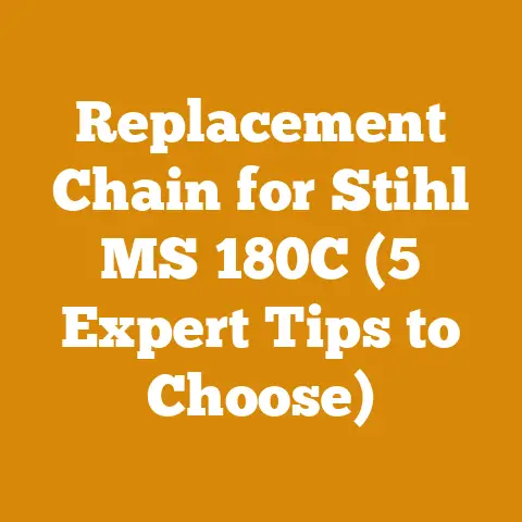 Replacement Chain for Stihl MS 180C (5 Expert Tips to Choose)