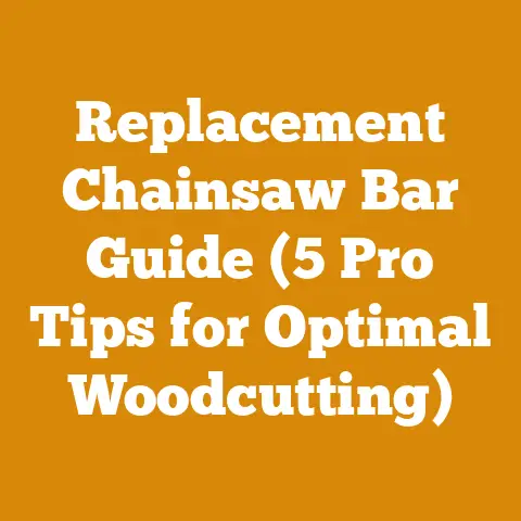 Replacement Chainsaw Bar Guide (5 Pro Tips for Optimal Woodcutting)