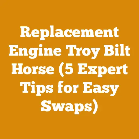 Replacement Engine Troy Bilt Horse (5 Expert Tips for Easy Swaps)