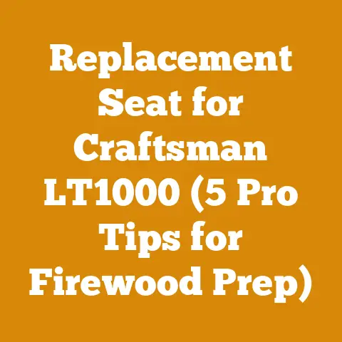 Replacement Seat for Craftsman LT1000 (5 Pro Tips for Firewood Prep)