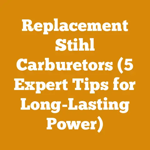 Replacement Stihl Carburetors (5 Expert Tips for Long-Lasting Power)