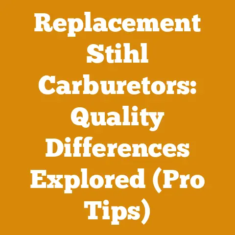 Replacement Stihl Carburetors: Quality Differences Explored (Pro Tips)