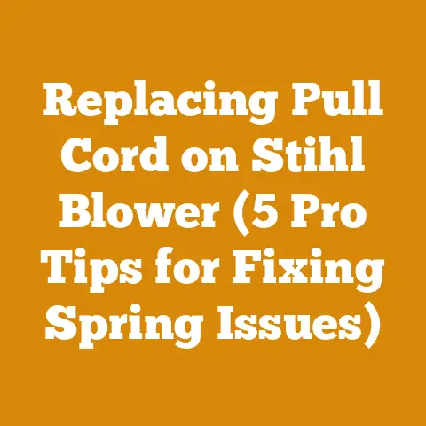 Replacing Pull Cord on Stihl Blower (5 Pro Tips for Fixing Spring Issues)