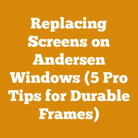 Replacing Screens on Andersen Windows (5 Pro Tips for Durable Frames)