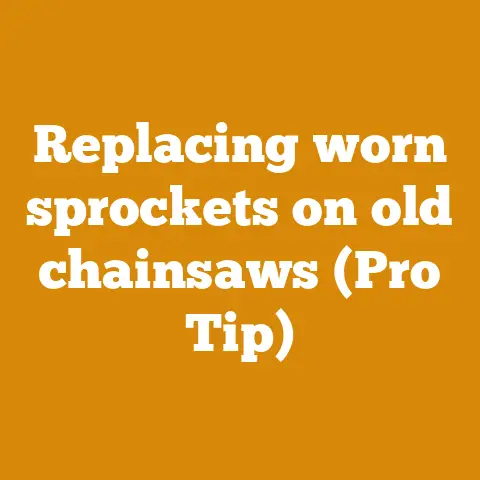 Replacing worn sprockets on old chainsaws (Pro Tip)