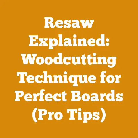 Resaw Explained: Woodcutting Technique for Perfect Boards (Pro Tips)