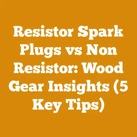 Resistor Spark Plugs vs Non Resistor: Wood Gear Insights (5 Key Tips)
