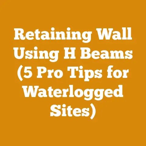 Retaining Wall Using H Beams (5 Pro Tips for Waterlogged Sites)
