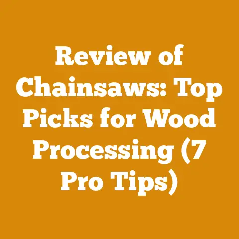 Review of Chainsaws: Top Picks for Wood Processing (7 Pro Tips)