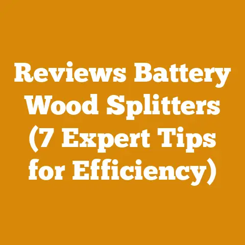 Reviews Battery Wood Splitters (7 Expert Tips for Efficiency)