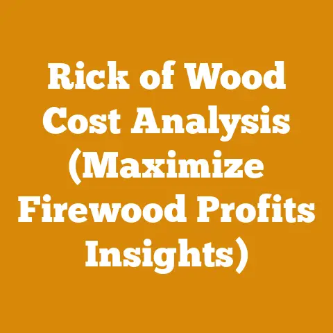 Rick of Wood Cost Analysis (Maximize Firewood Profits Insights)