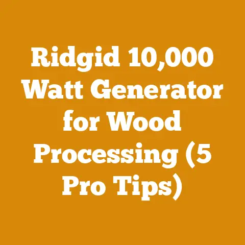 Ridgid 10,000 Watt Generator for Wood Processing (5 Pro Tips)