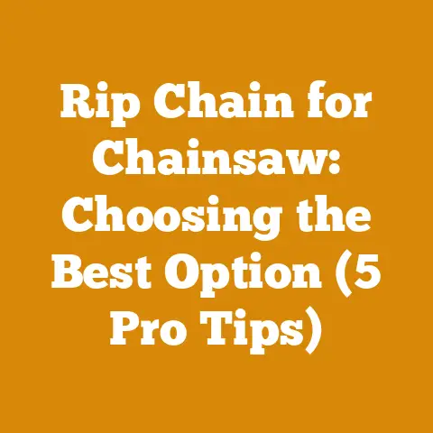 Rip Chain for Chainsaw: Choosing the Best Option (5 Pro Tips)