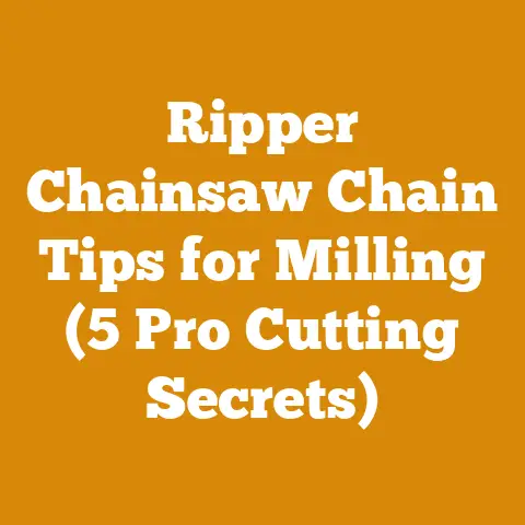 Ripper Chainsaw Chain Tips for Milling (5 Pro Cutting Secrets)