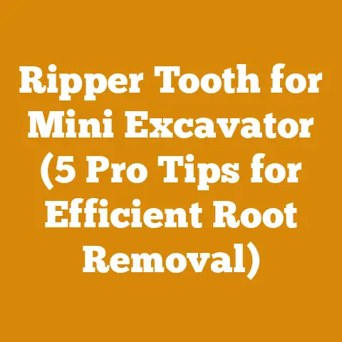 Ripper Tooth for Mini Excavator (5 Pro Tips for Efficient Root Removal)
