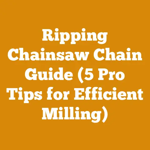 Ripping Chainsaw Chain Guide (5 Pro Tips for Efficient Milling)