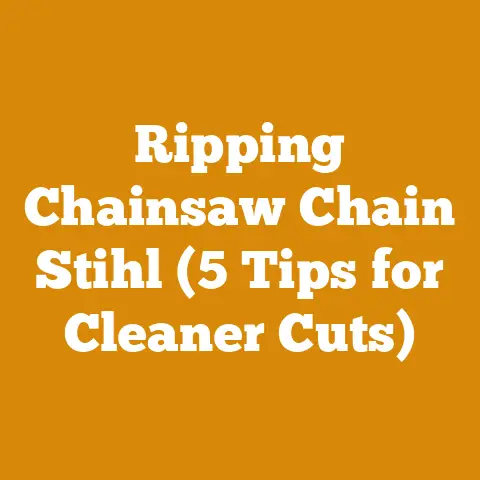 Ripping Chainsaw Chain Stihl (5 Tips for Cleaner Cuts)