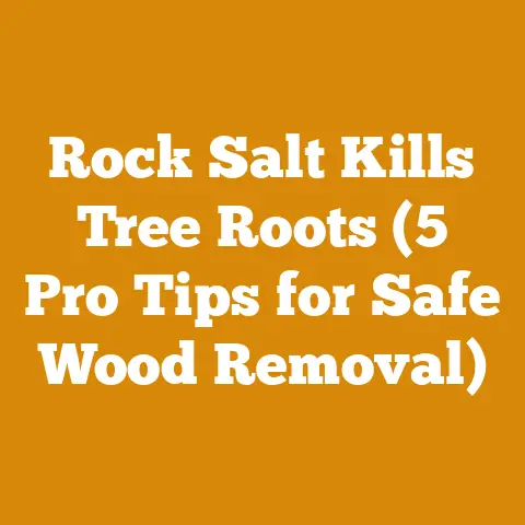 Rock Salt Kills Tree Roots (5 Pro Tips for Safe Wood Removal)