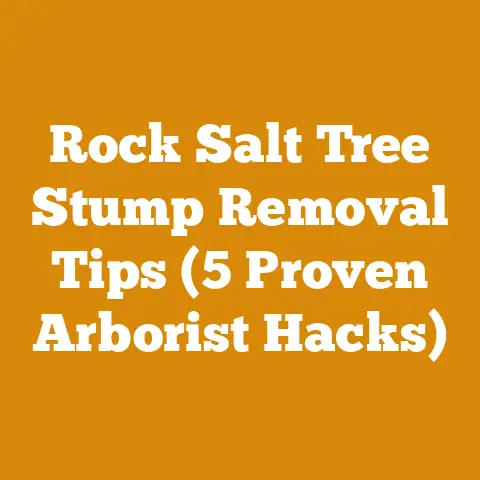 Rock Salt Tree Stump Removal Tips (5 Proven Arborist Hacks)