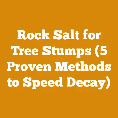 Rock Salt for Tree Stumps (5 Proven Methods to Speed Decay)