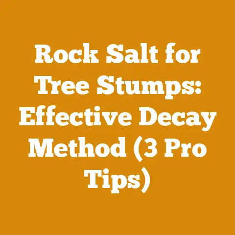 Rock Salt for Tree Stumps: Effective Decay Method (3 Pro Tips)