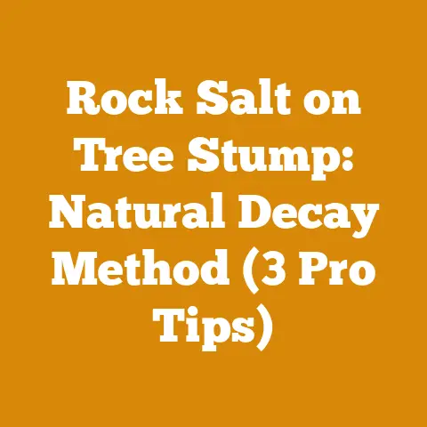 Rock Salt on Tree Stump: Natural Decay Method (3 Pro Tips)