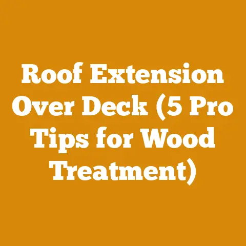 Roof Extension Over Deck (5 Pro Tips for Wood Treatment)