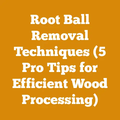 Root Ball Removal Techniques (5 Pro Tips for Efficient Wood Processing)